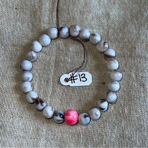 Multi-Color Handmade Beaded Bracelet (#13)